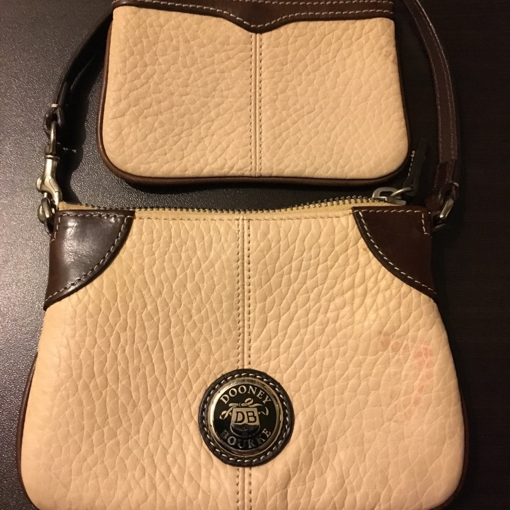 Dooney and Bourke pouch, card and coin wristlet